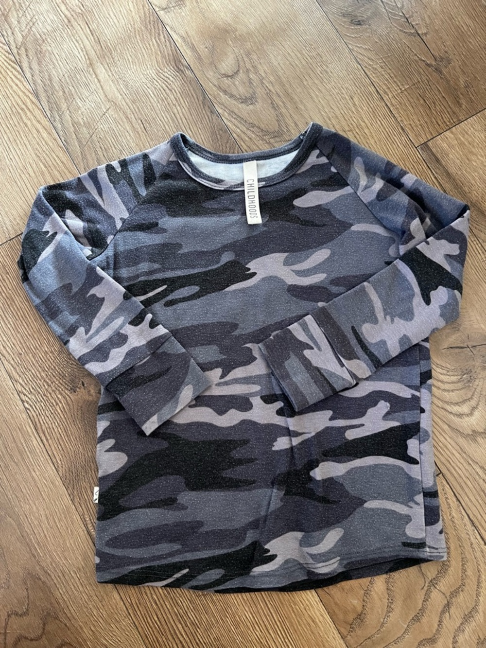 Childhoods Black Camo Night Set (Top only)